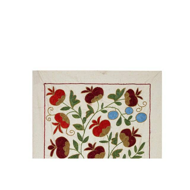 Suzani Wall Hanging & Tablecloth | 18'' x 37''