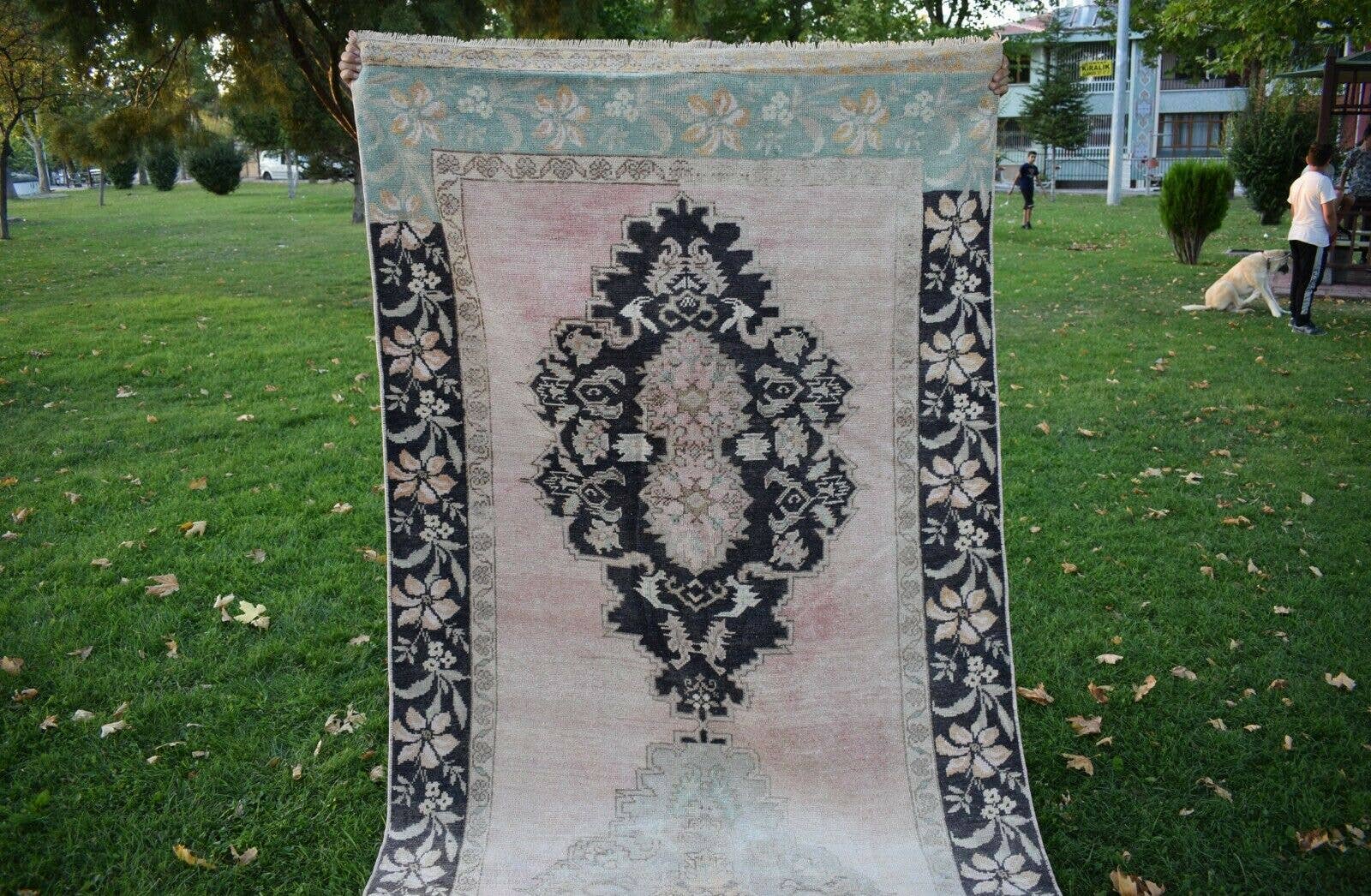 Vintage Oushak Rug 4'8'' x 13'3''