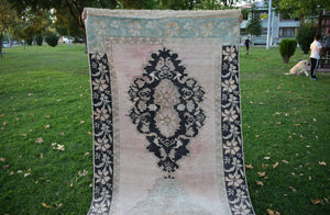 Vintage Oushak Rug 4'8'' x 13'3''