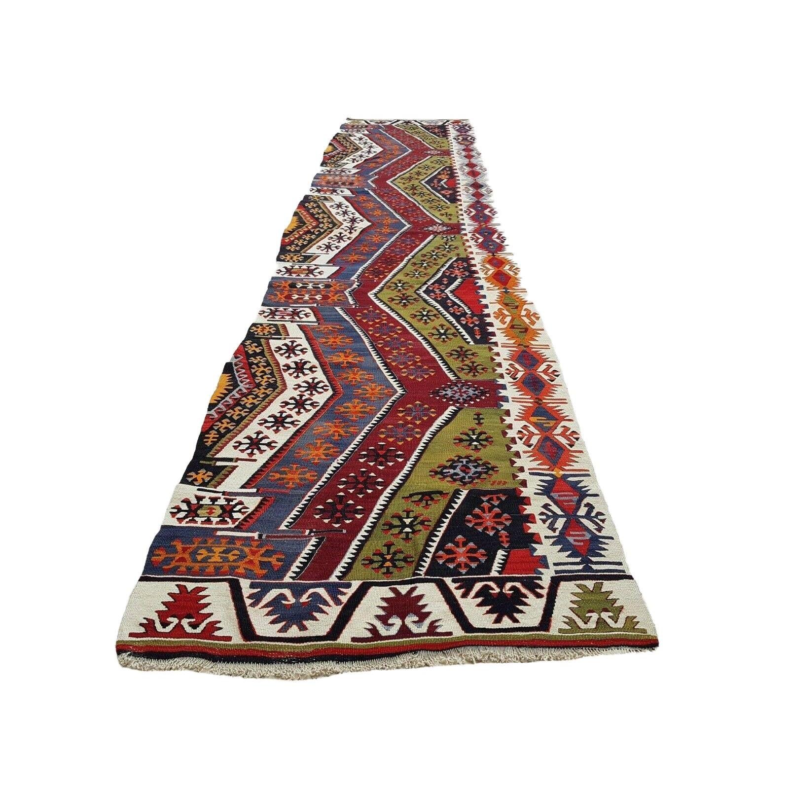 Vintage Kilim Runner 2'11'' x 12'11''