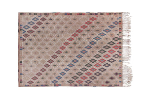 Vintage Turkish Kilim Rug 4'9'' x 6'9''