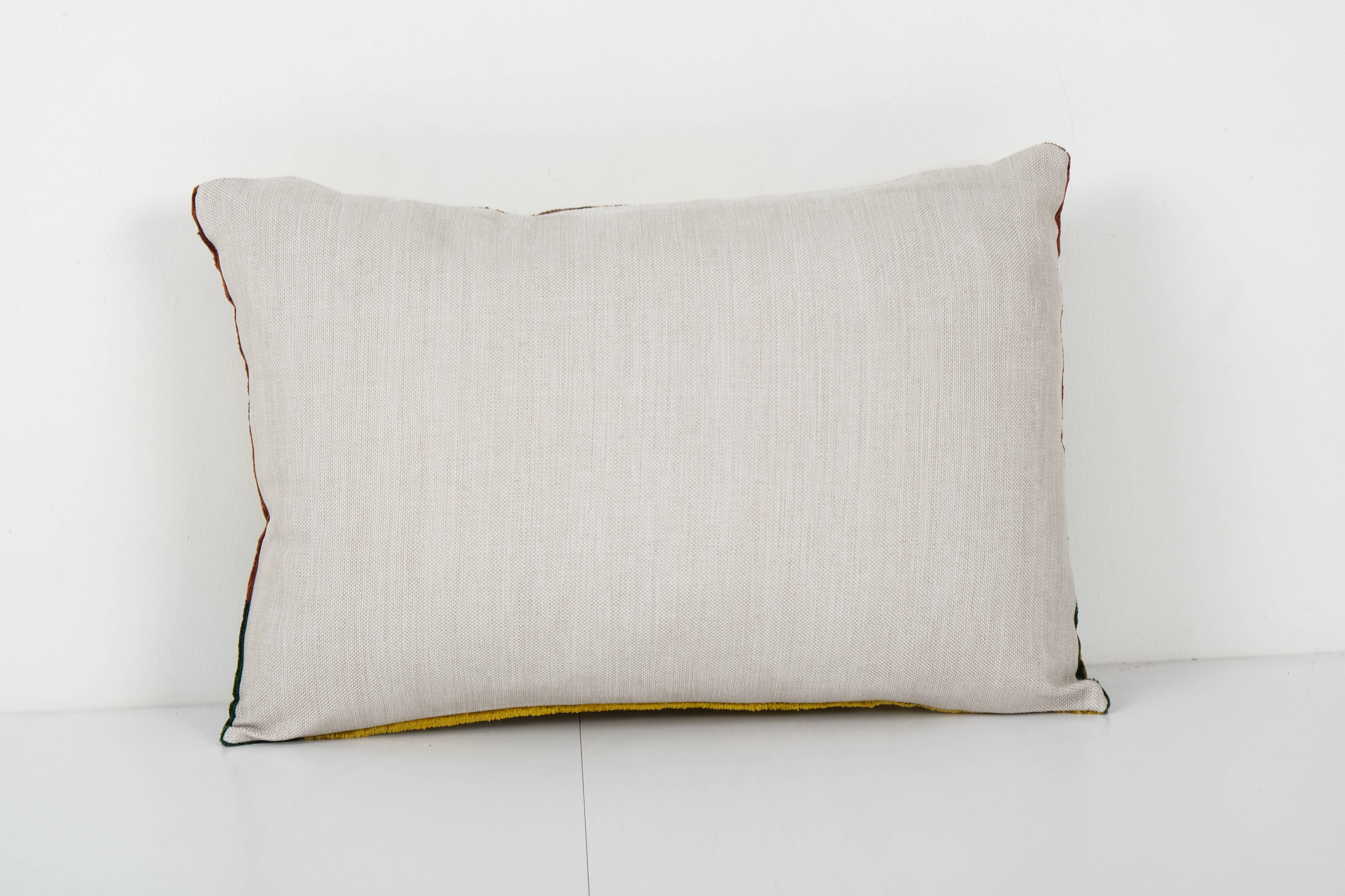 Tiger Silk Ikat Velvet Pillow Cover | 16'' x 24''