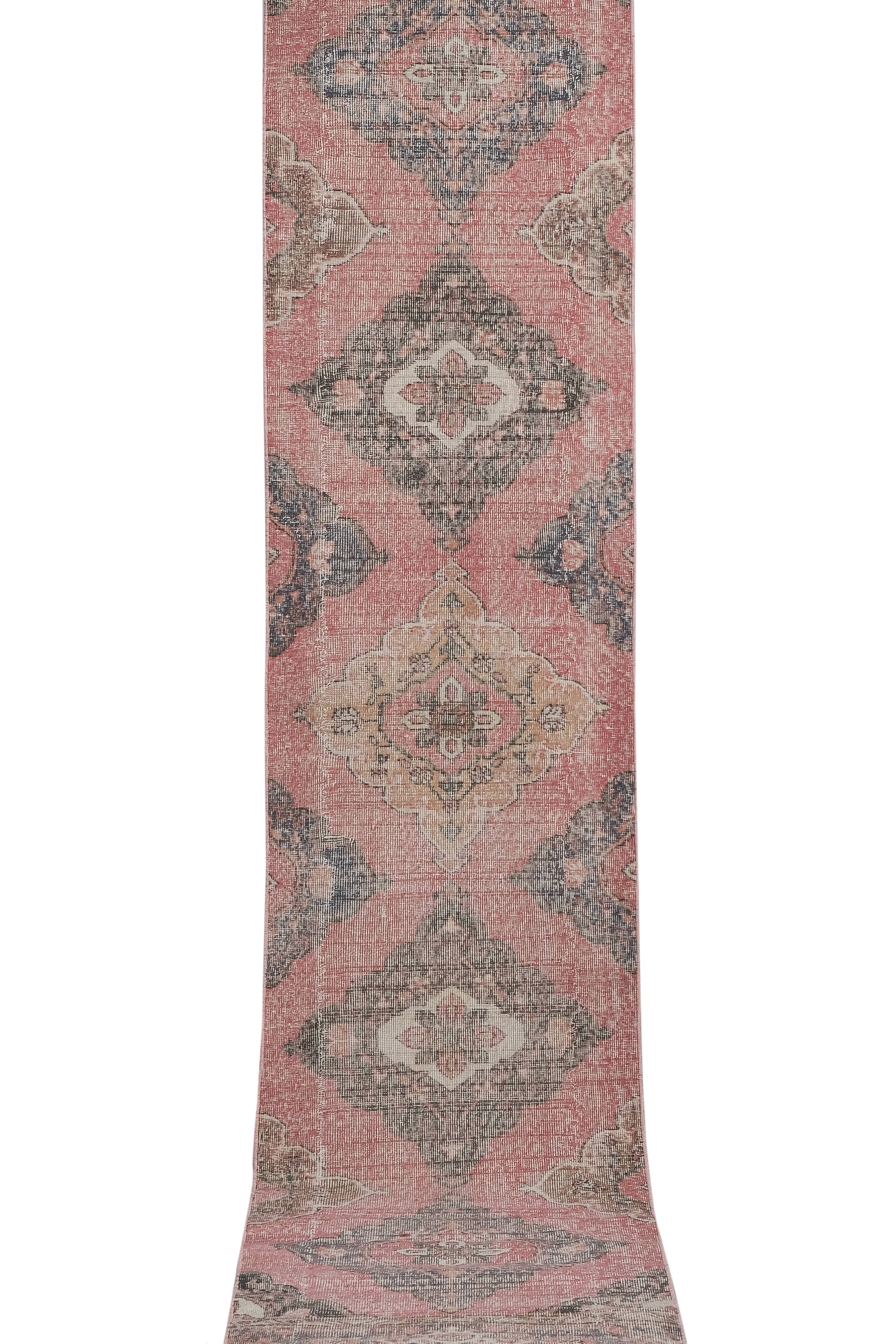 Vintage Kurdish Runner Rug 2'7'' x 12'11''