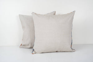 Silk Ikat Velvet Pillow Cover Set of 2 | 24'' x 24''
