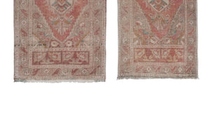 Vintage Oushak Yastik Rugs Set of 2 | 22'' x 41''