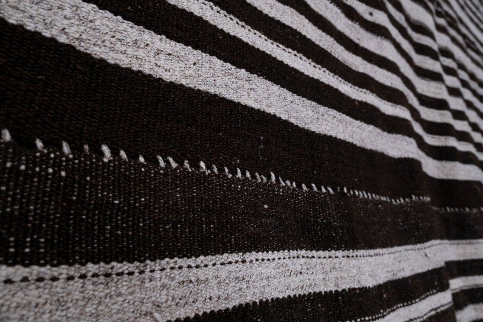 Vintage Turkish Kilim Rug 6'4'' x 7'6''