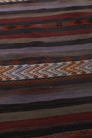 Vintage Turkish Kilim Runner 2' x 25'7''