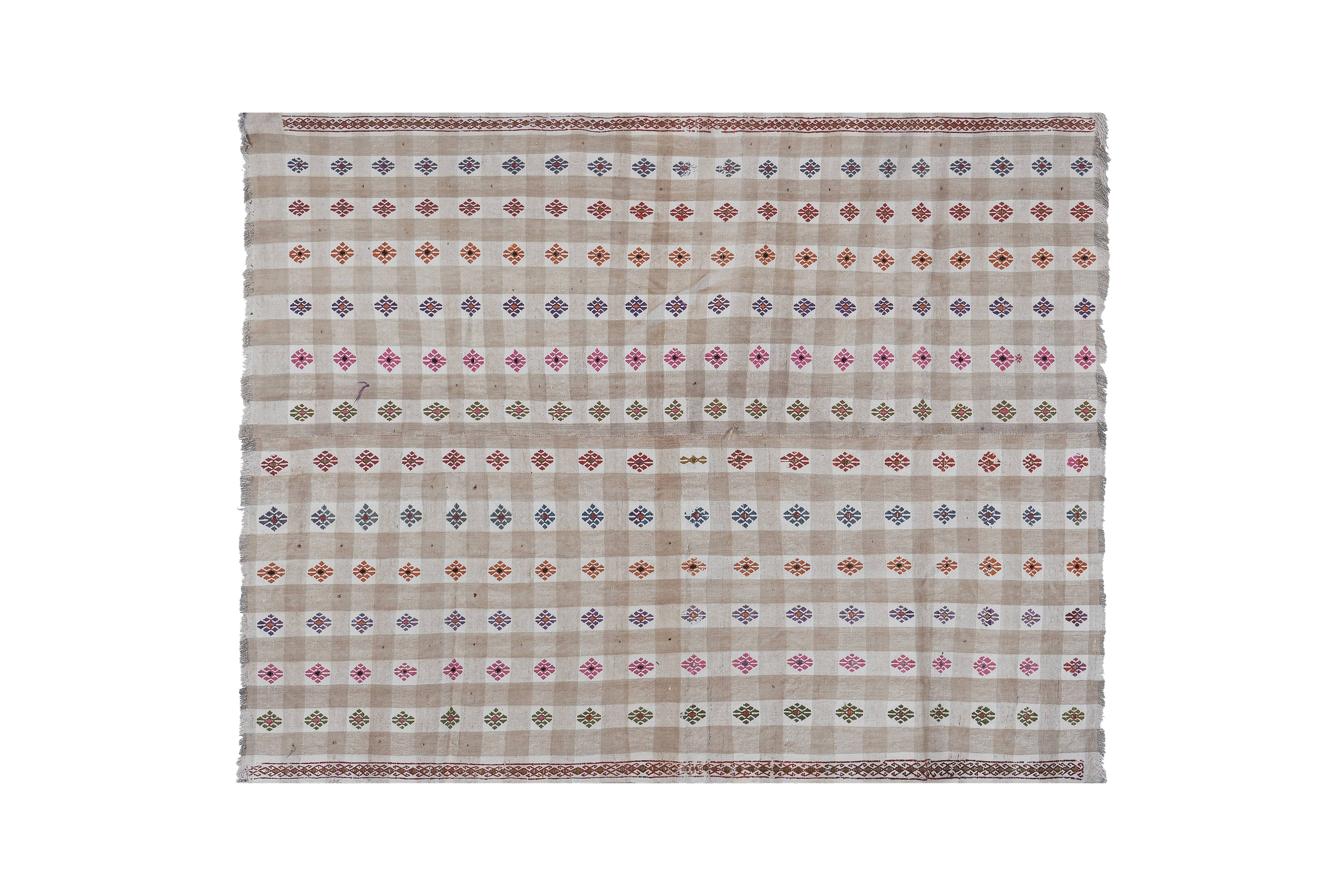 Vintage Kilim Rug 6' x 8'2''