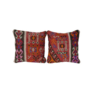 Kilim Pillow Cover Set of 2 | 16'' x 16''