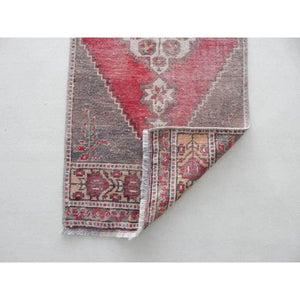 Vintage Turkish Rug 19'' x 54''