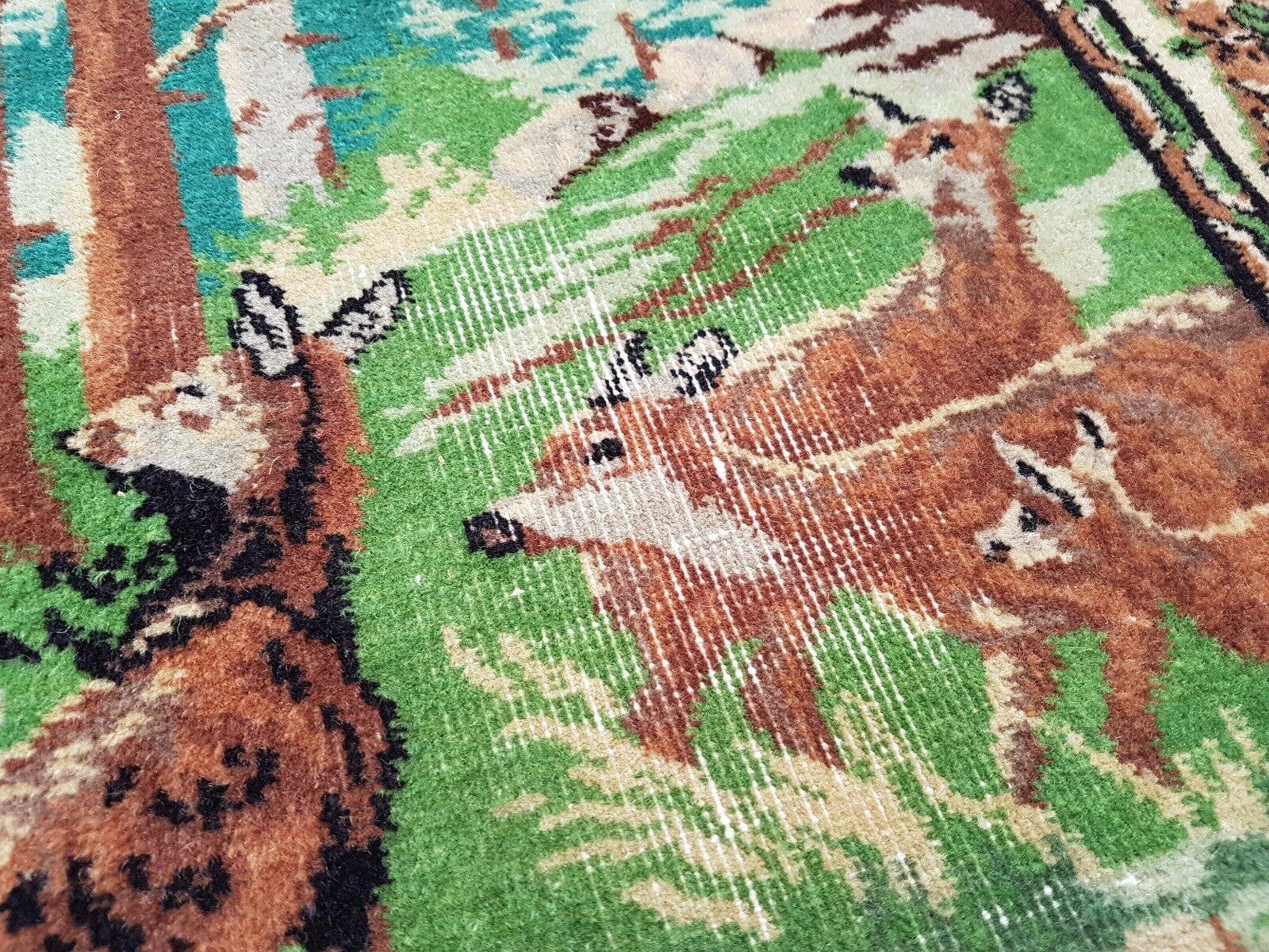 Vintage Turkish Rug 38'' x 52''