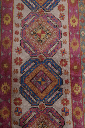 Vintage Caucasian Runner 2'3'' x 10'9''