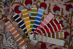 Silk Suzani Wall Hanging & Bedspread 3'4'' x 6'1''