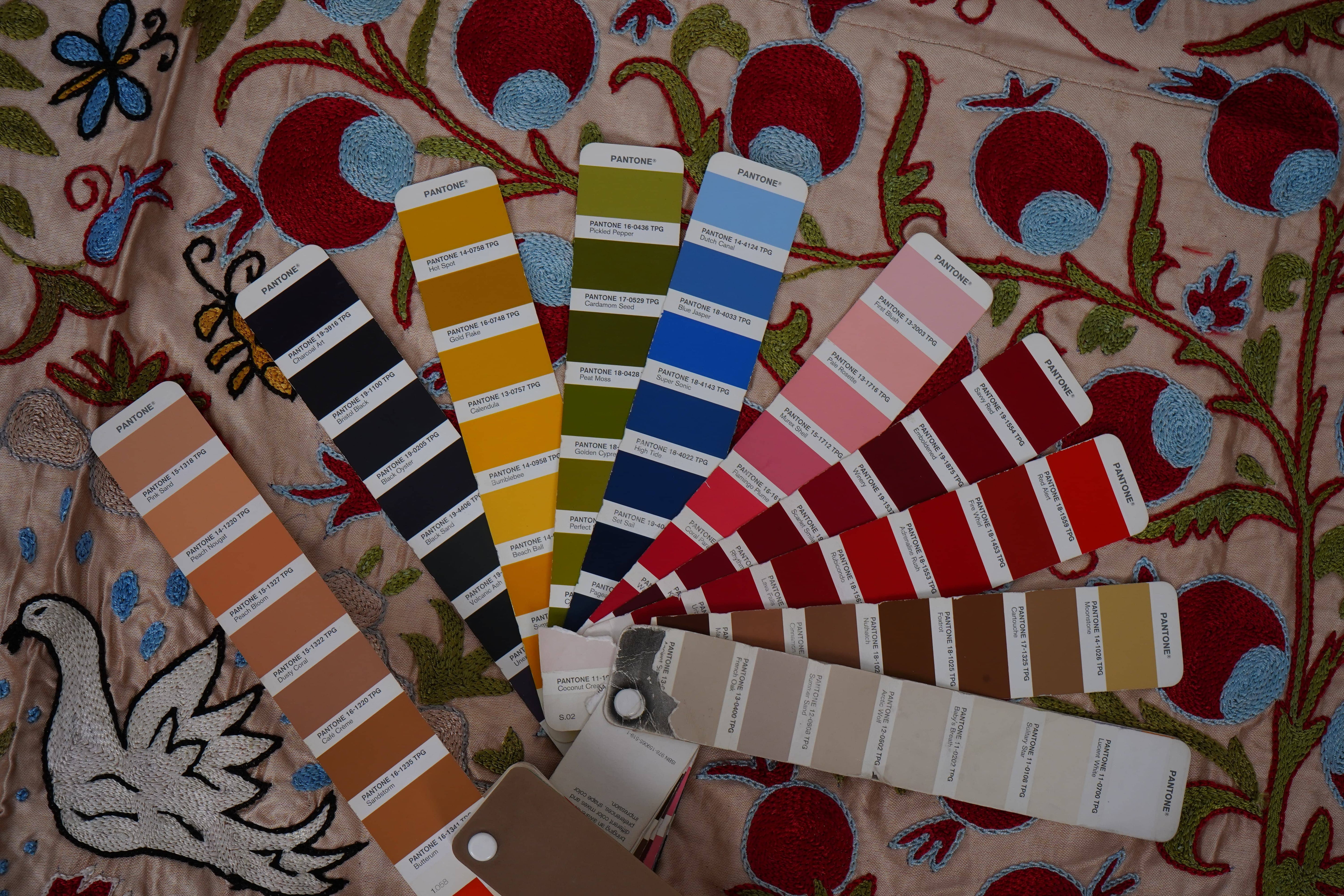 Silk Suzani Wall Hanging & Bedspread 3'4'' x 6'1''