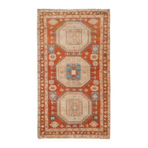 Vintage Caucasian Rug 4'1'' x 7'2''