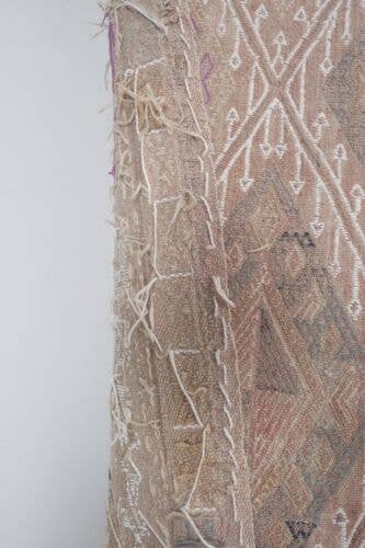 Vintage Turkish Kilim Rug 5'2'' x 7'3''