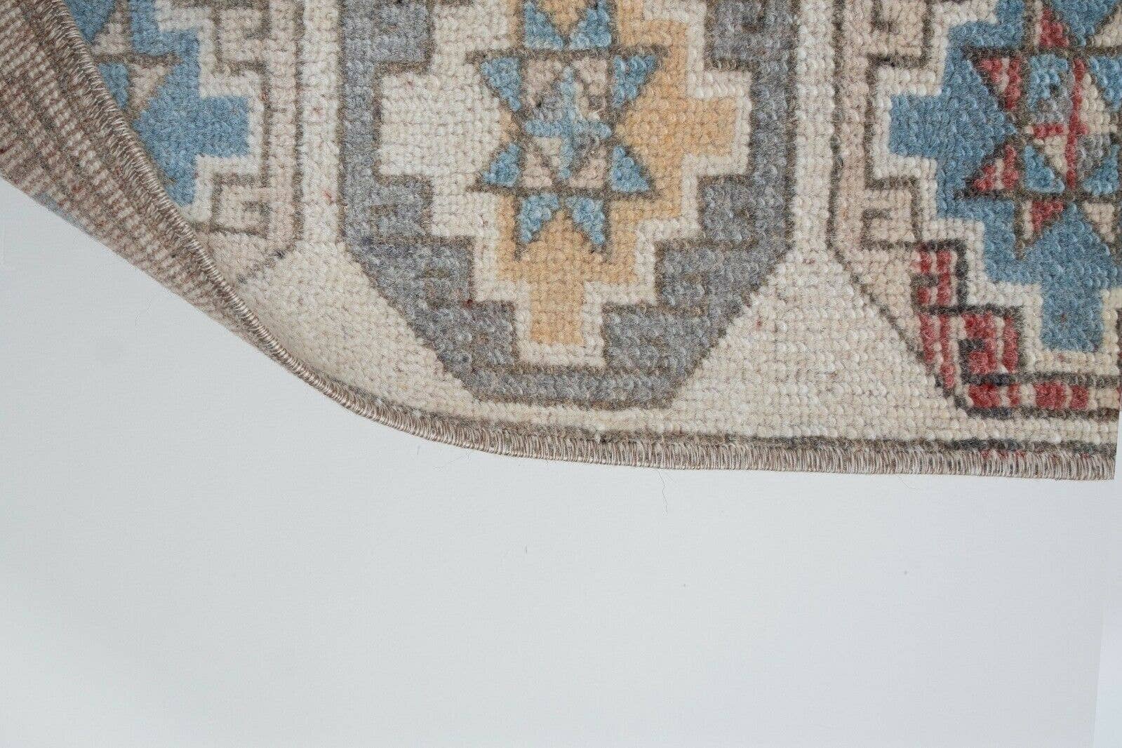Vintage Turkish Anatolian Runner Rug 1'7'' x 8'4''