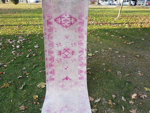 Vintage Kurdish Oushak Runner 2'4'' x 11'1''