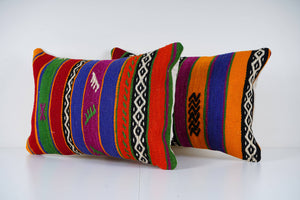 Kilim Pillow Cover Set of 2 | 16'' x 24''