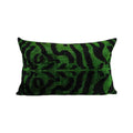 Zebra Silk Ikat Velvet Pillow Cover | 16'' x 24''