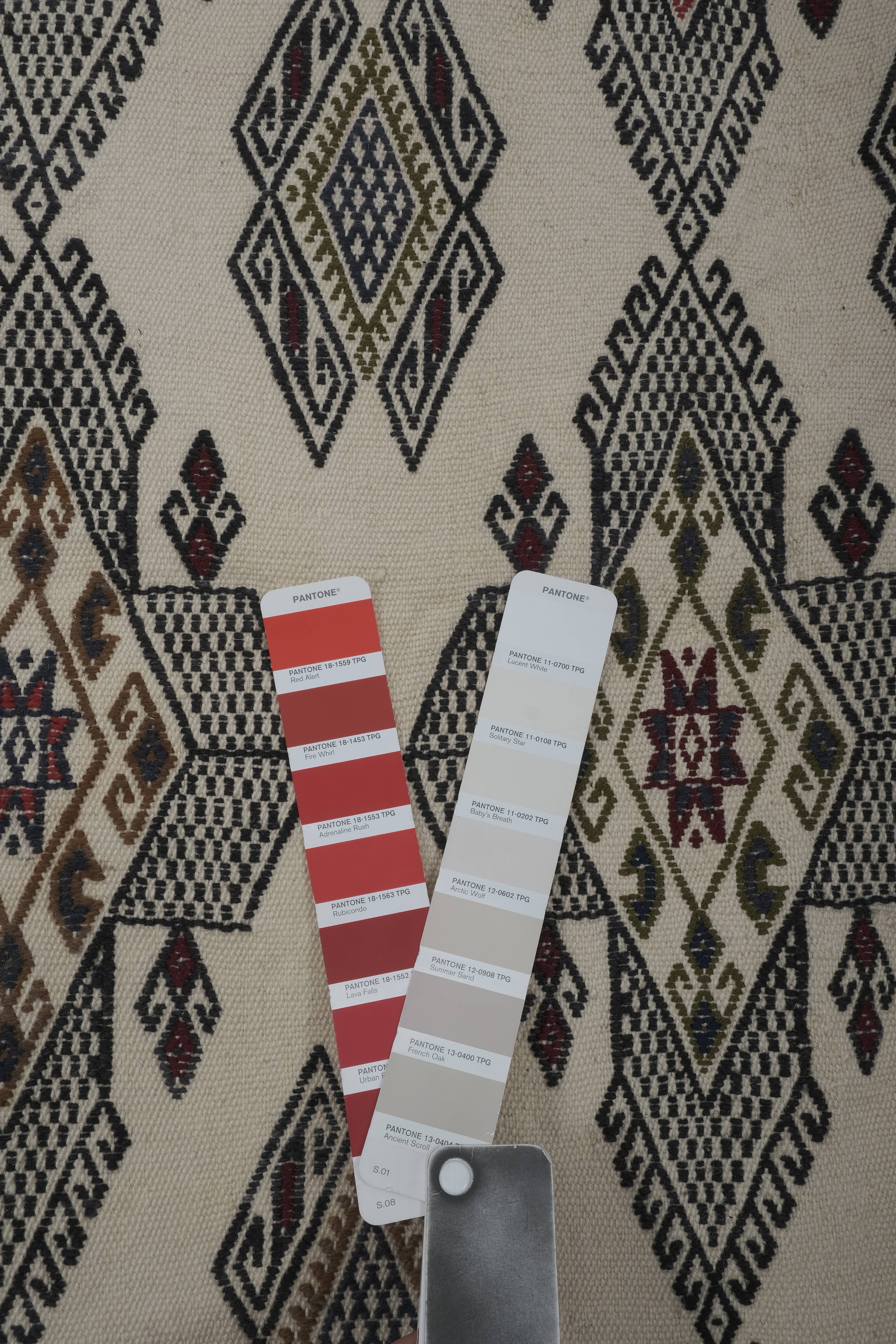 Vintage Turkish Kilim Rug 5'2'' x 7'5''