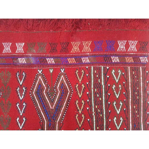 Vintage Turkish Karapinar Kilim Rug 5'8'' x 8'2''