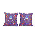 Silk Suzani Pillow Cover Set of 2 | 19'' x 19''