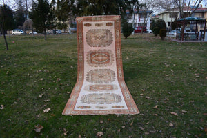 Vintage Oushak Runner 4'4'' x 15'4''