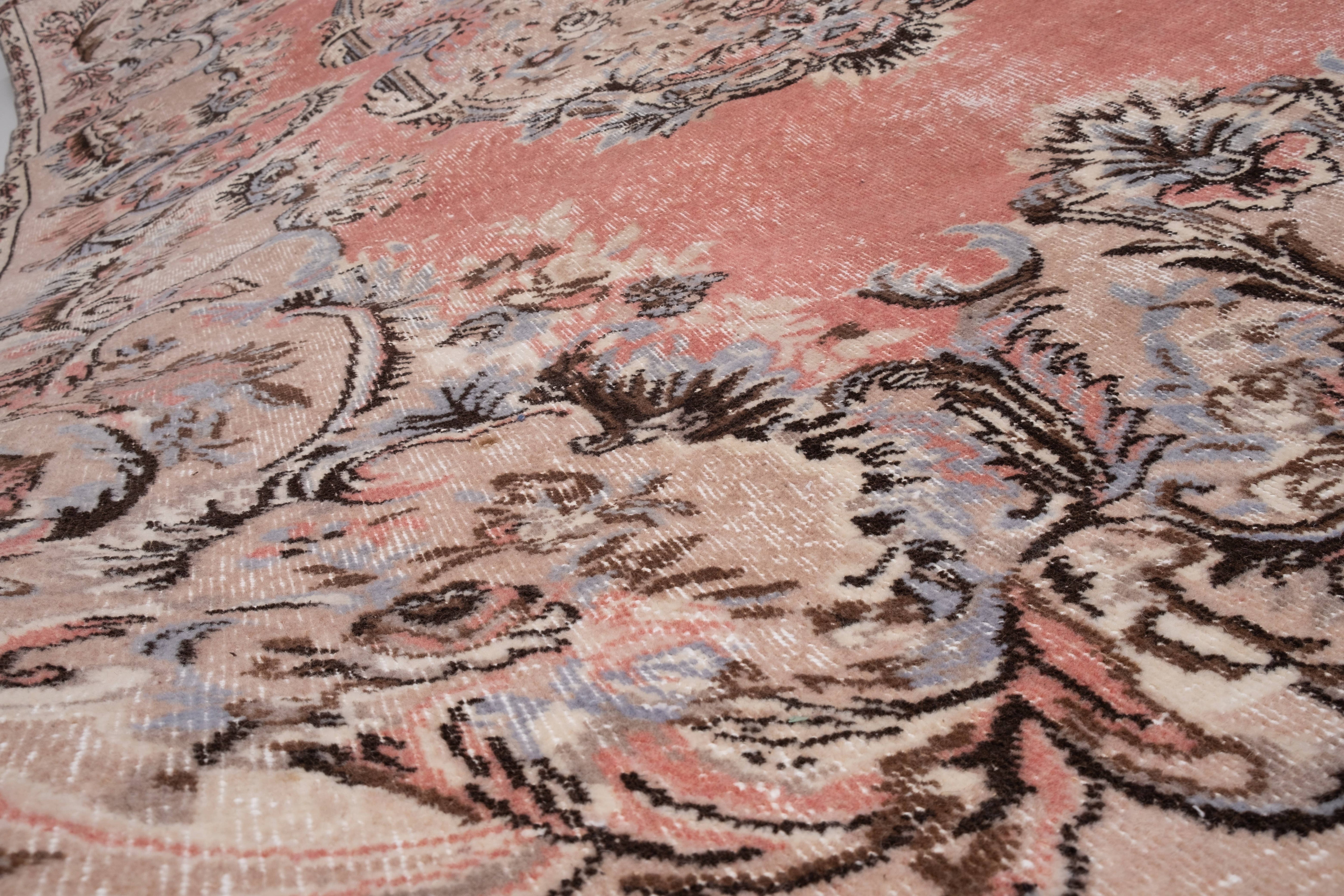 Vintage Oushak Rug 6'9'' x 10'8''