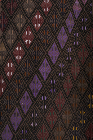 Vintage Turkish Kilim Runner 2'2'' x 16'1''