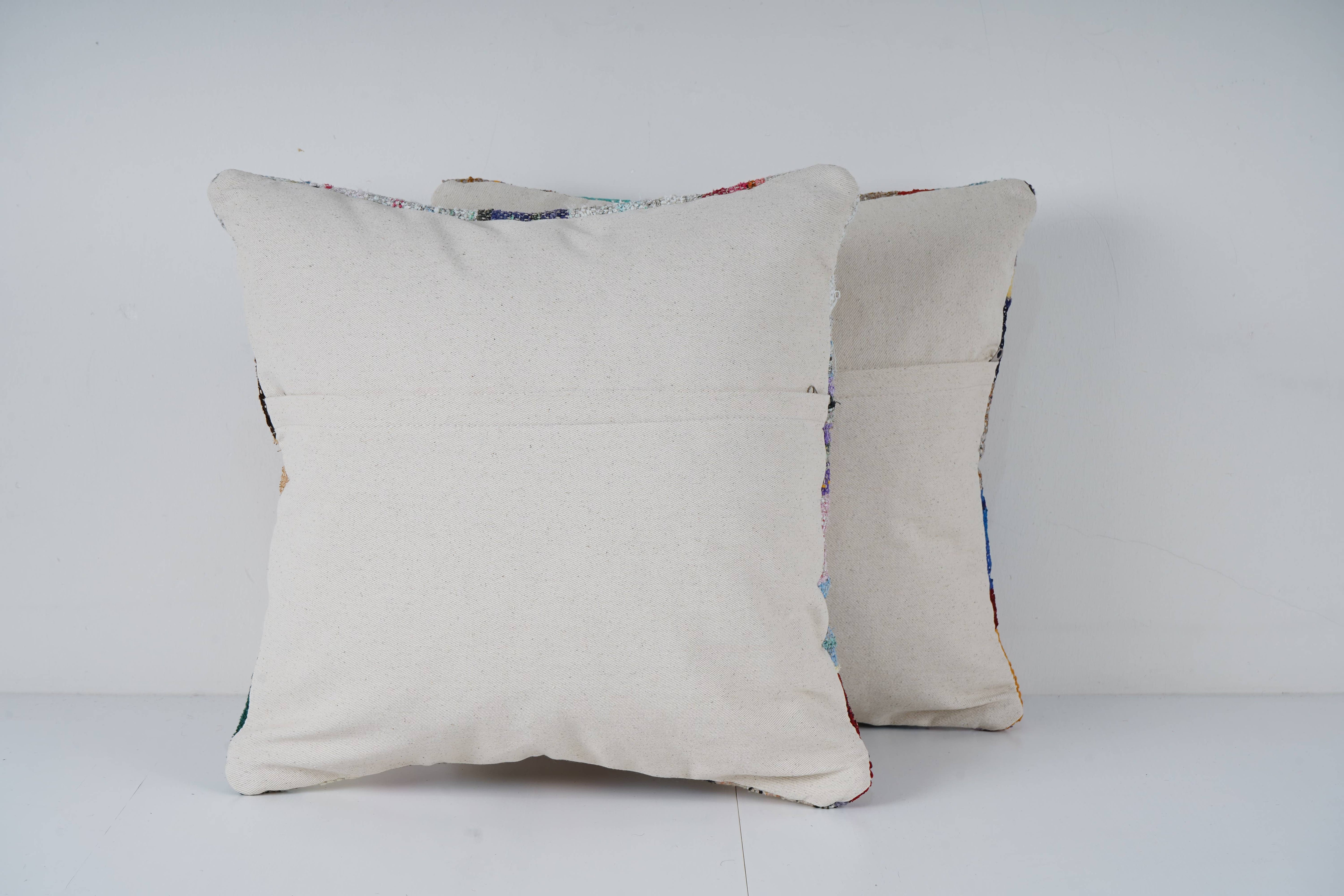 Kilim Patchwork Pillow Cover Set of 2 | 20'' x 20''
