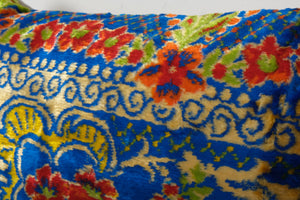 Silk Ikat Velvet Pillow Cover Set of 2 | 12'' x 19''