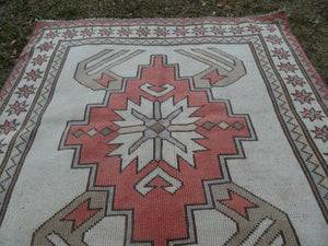 Vintage Kilim Rug 3'10'' x 4'