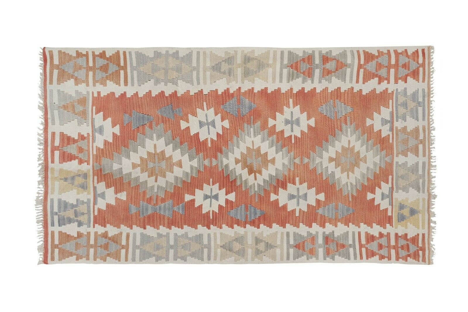 Vintage Turkish Kilim Rug 3'5'' x 5'7''