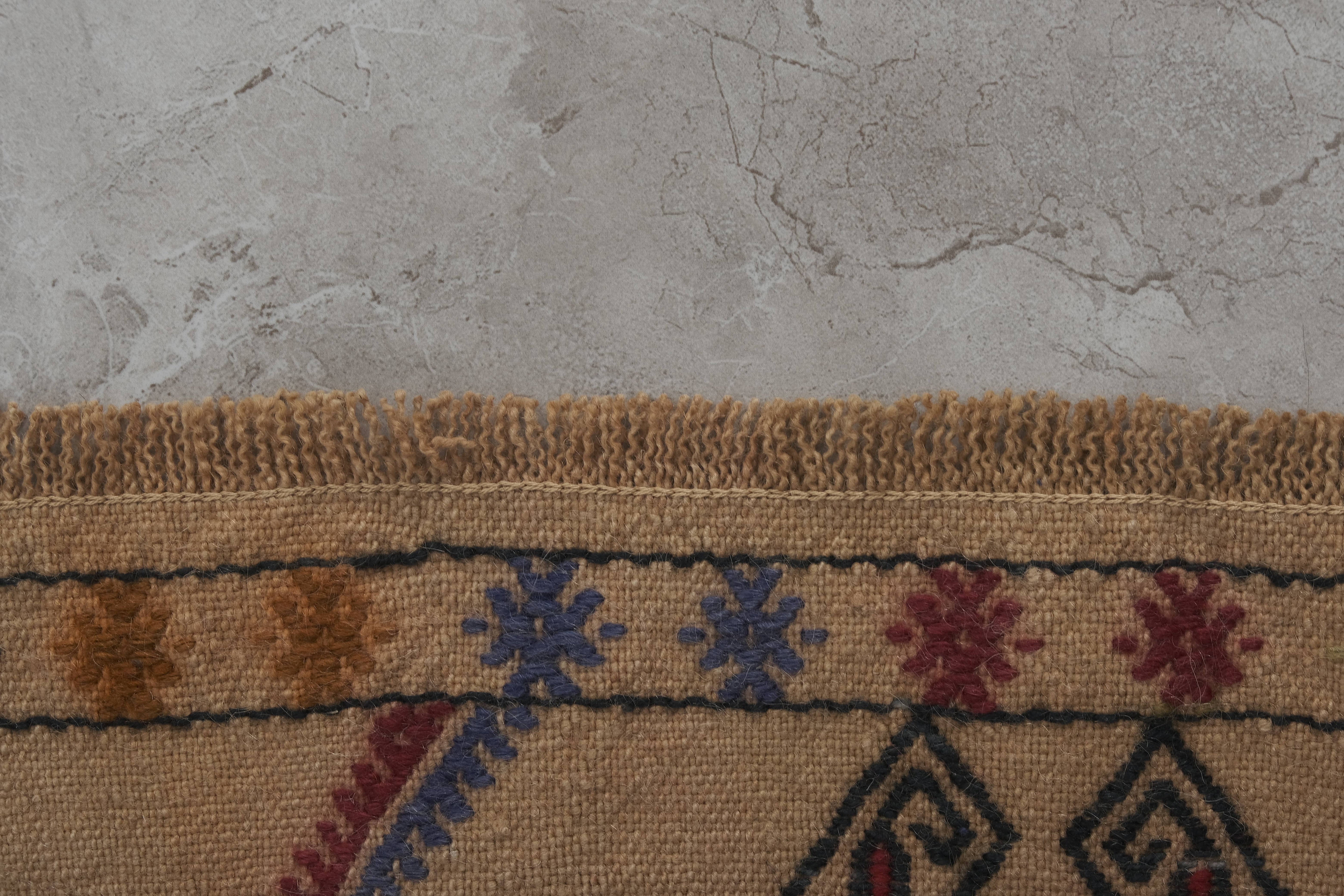 Vintage Turkish Kilim Runner 1'8'' x 14'11''