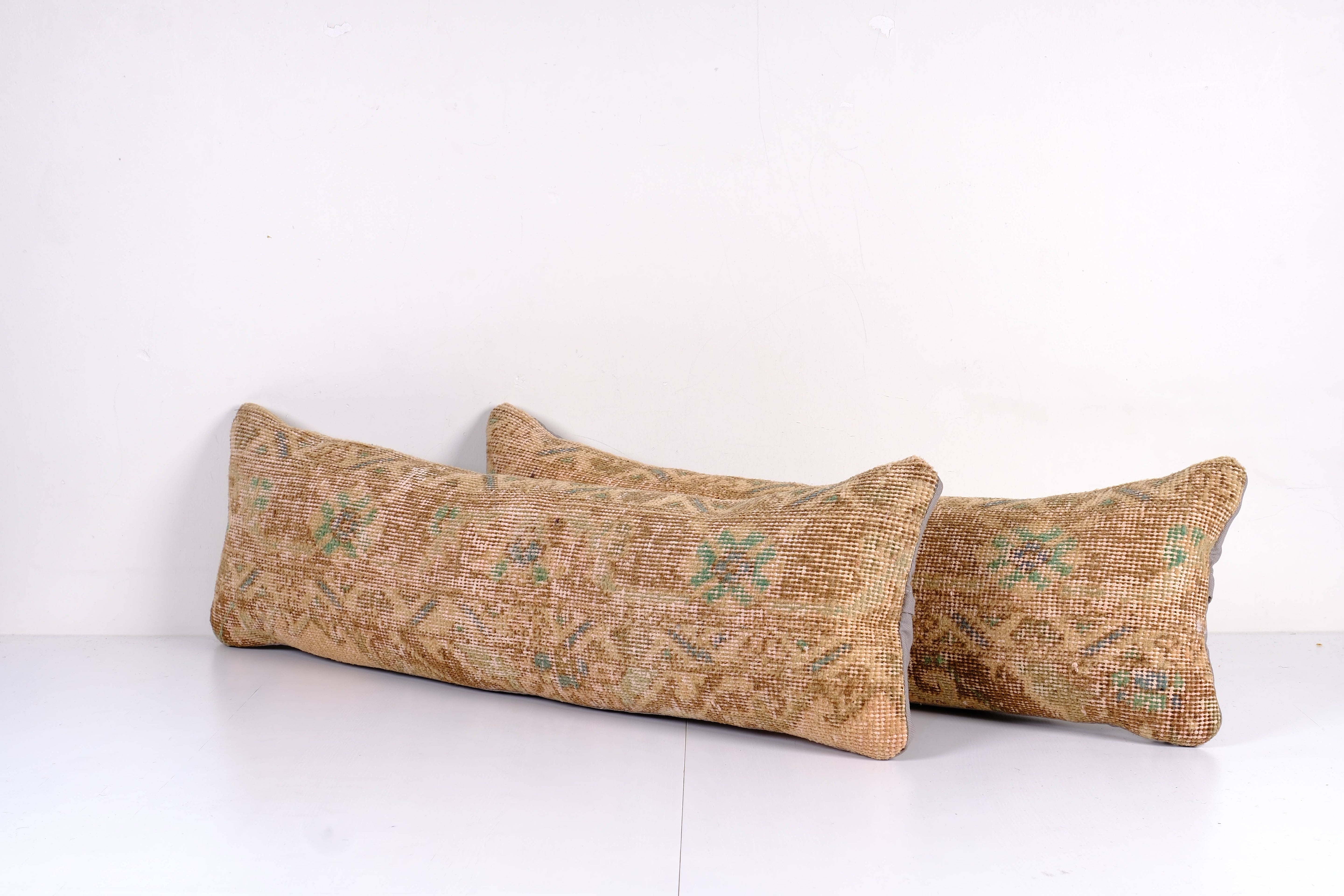 Rug Bedding Pillow Cover Set of 2 | 11'' x 35''