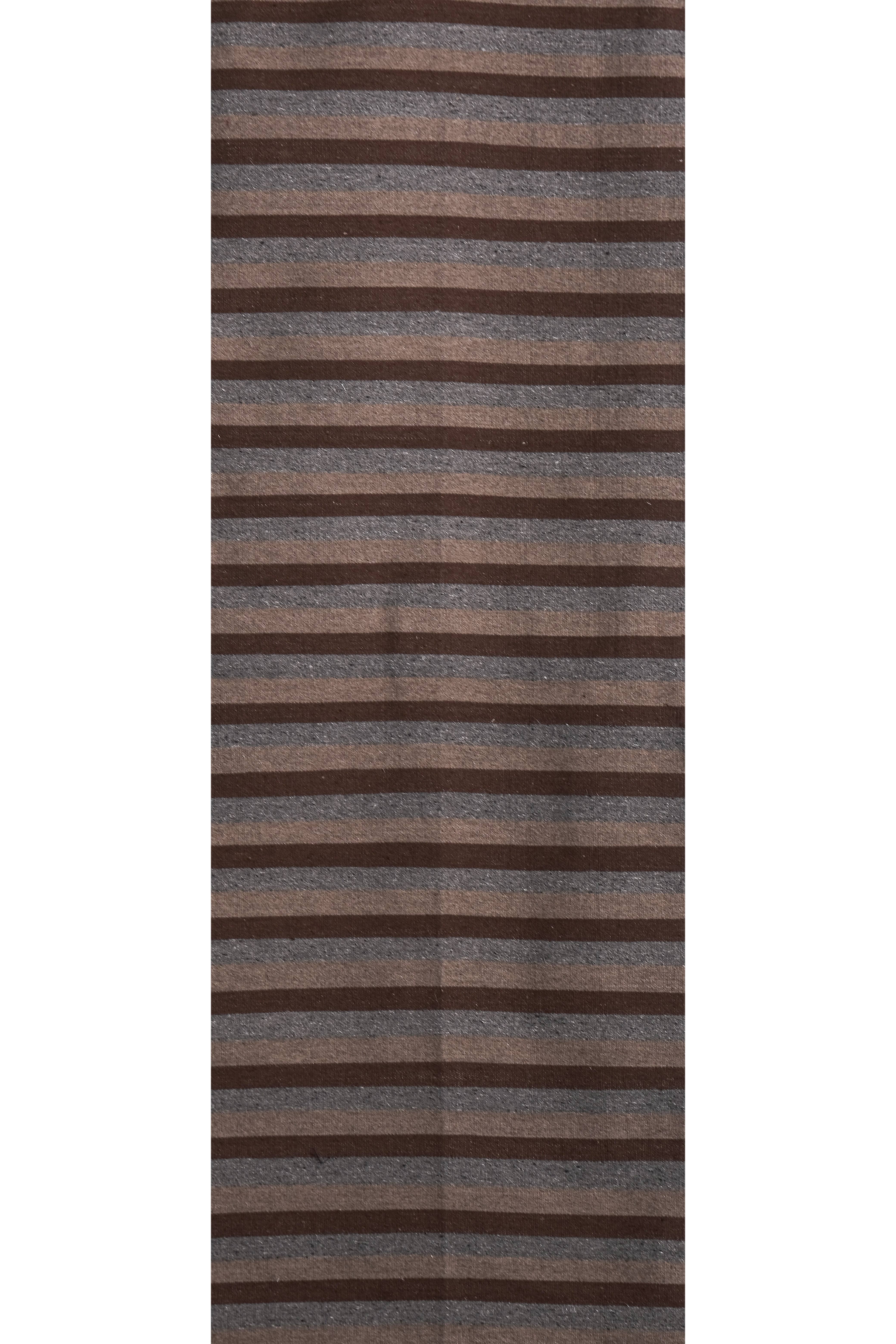 Vintage Turkish Kilim Runner 2'7'' x 27'11''