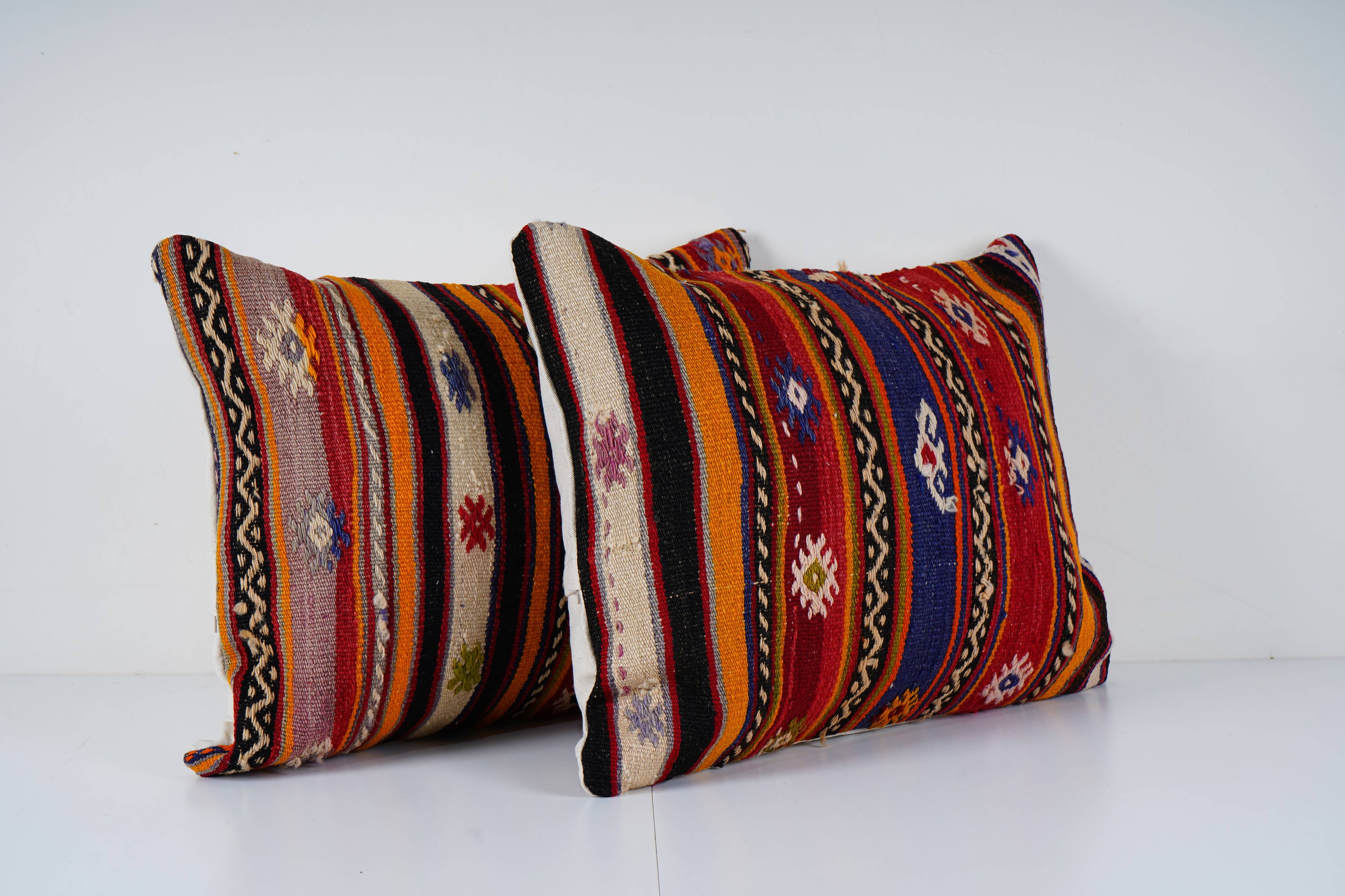 Kilim Pillow Cover Set of 2 | 18'' x 24''