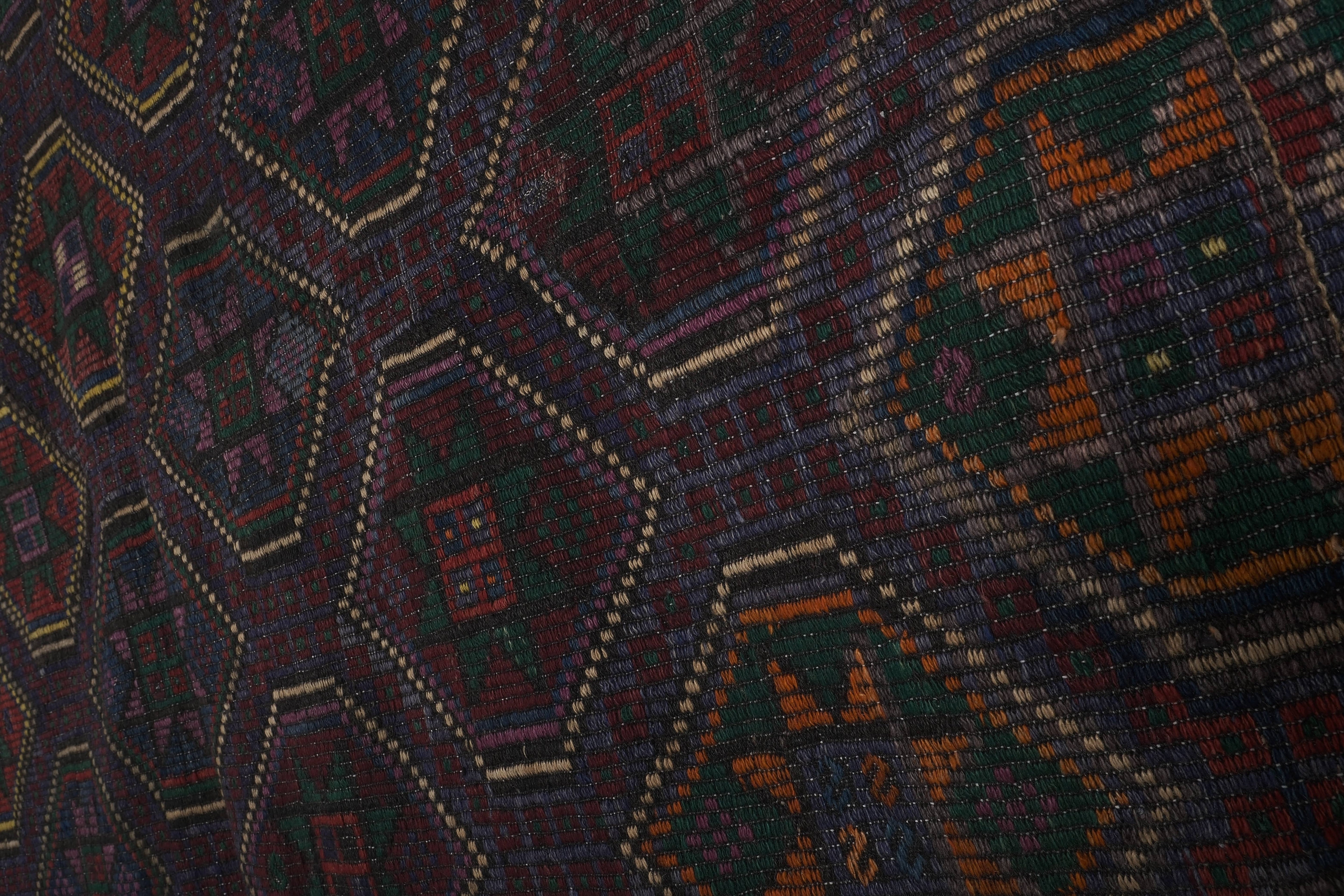 Vintage Turkish Kilim Rug 7'5'' x 9'6''