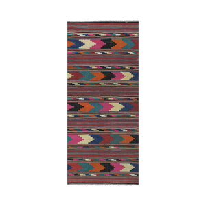 Vintage Turkish Kilim Rug 5'1'' x 11'11''