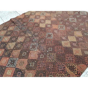 Vintage Turkish Soumac Rug 4'2'' x 6'3''