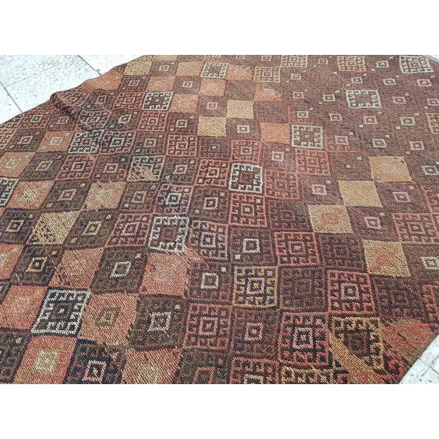 Vintage Turkish Soumac Rug 4'2'' x 6'3''