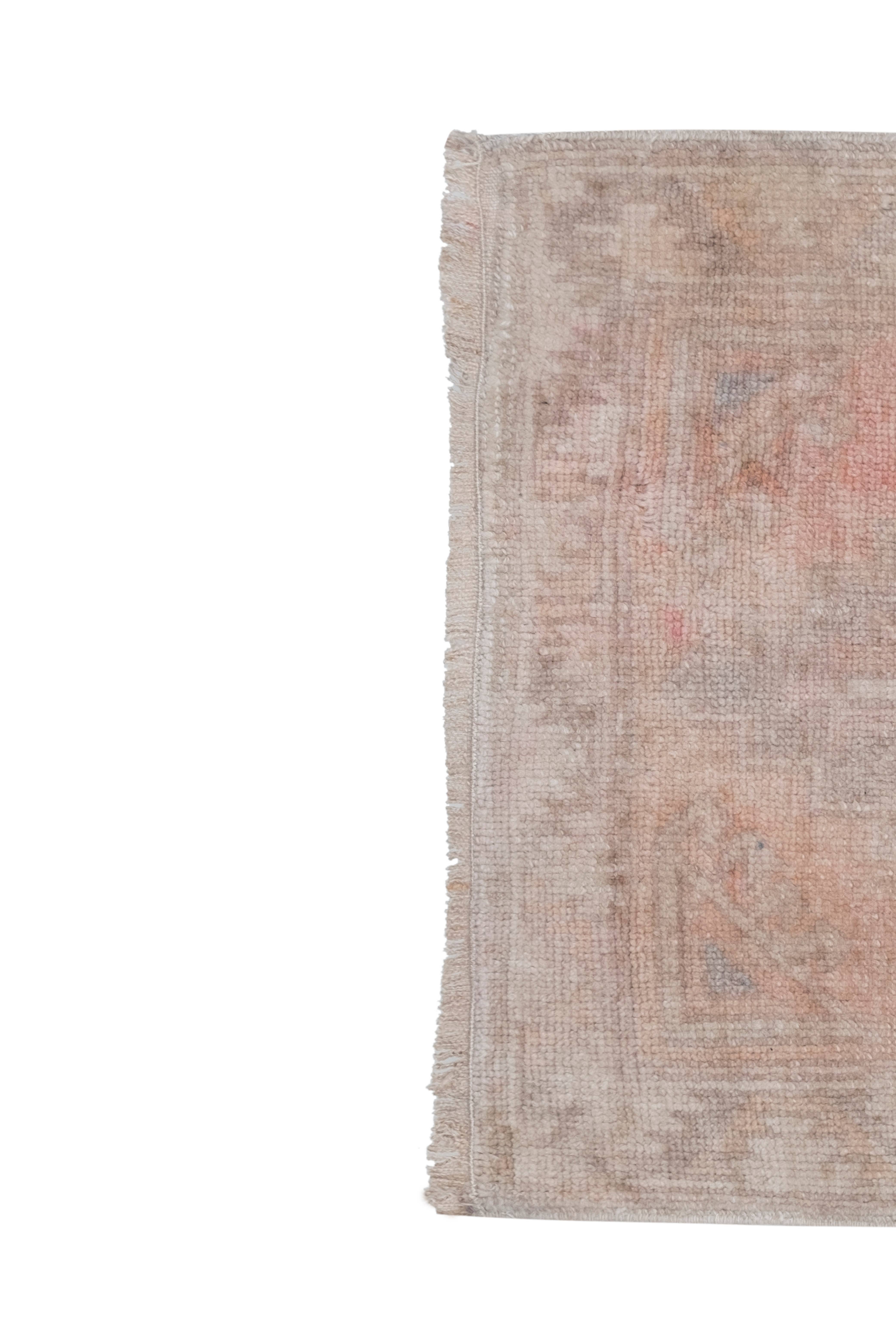 Vintage Turkish Yastik Rug | 1'9'' x 3'