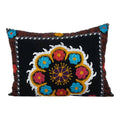 Silk Ikat Velvet Pillow Cover | 18'' x 25''