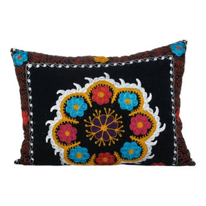 Silk Ikat Velvet Pillow Cover | 18'' x 25''