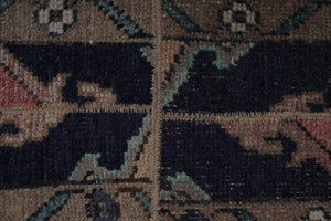 Vintage Turkish Runner Rug 1'8'' x 22'3''