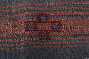 Vintage Turkish Kilim Rug 3'9'' x 9'4''