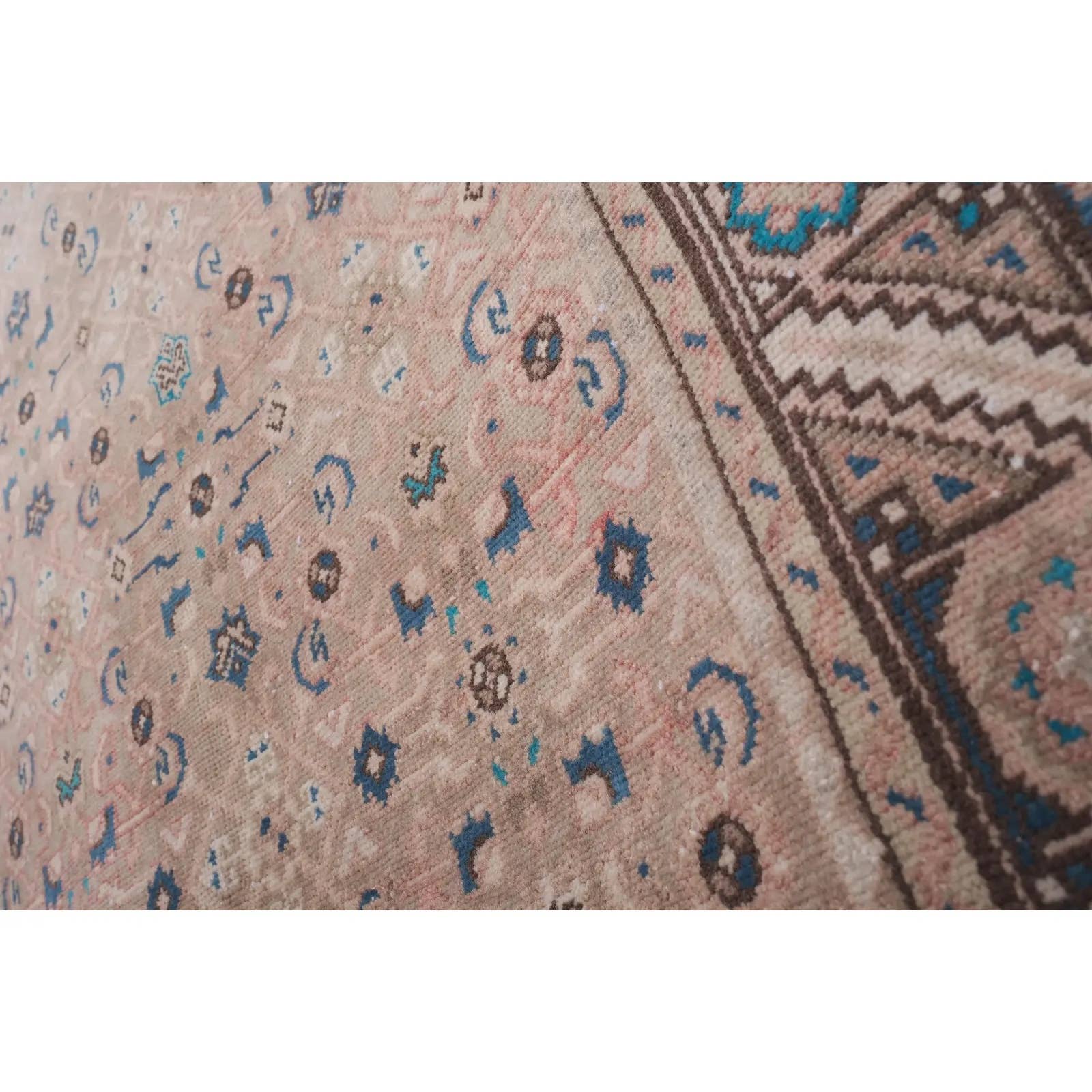 Vintage Caucasian Runner Rug 3'2'' x 13'7''