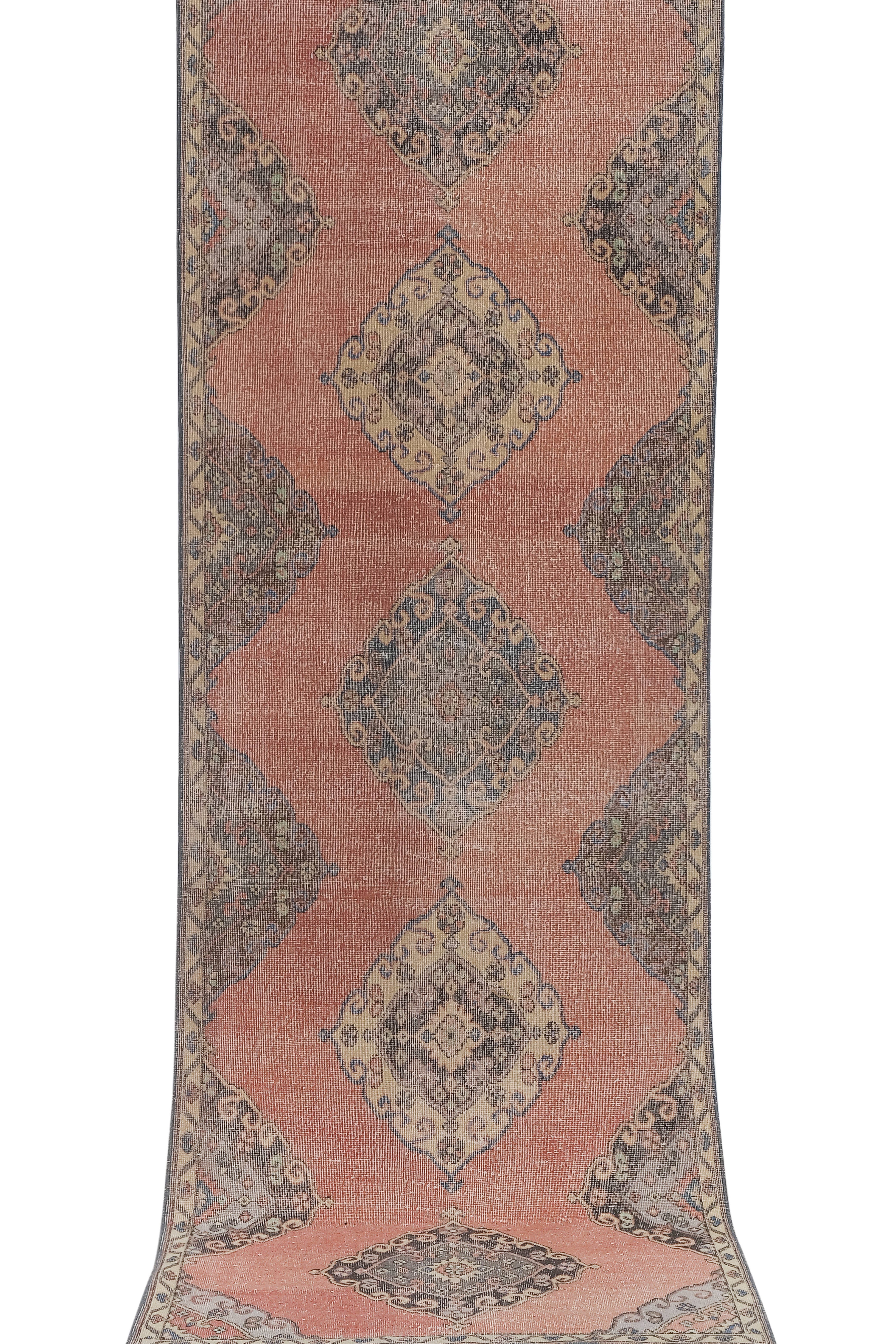 Vintage Oushak Runner 3'9'' x 12'6''