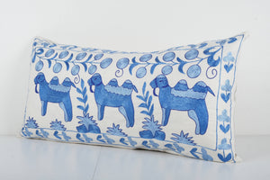 Camel Suzani Bedding Pillow Cover | 18'' x 36''